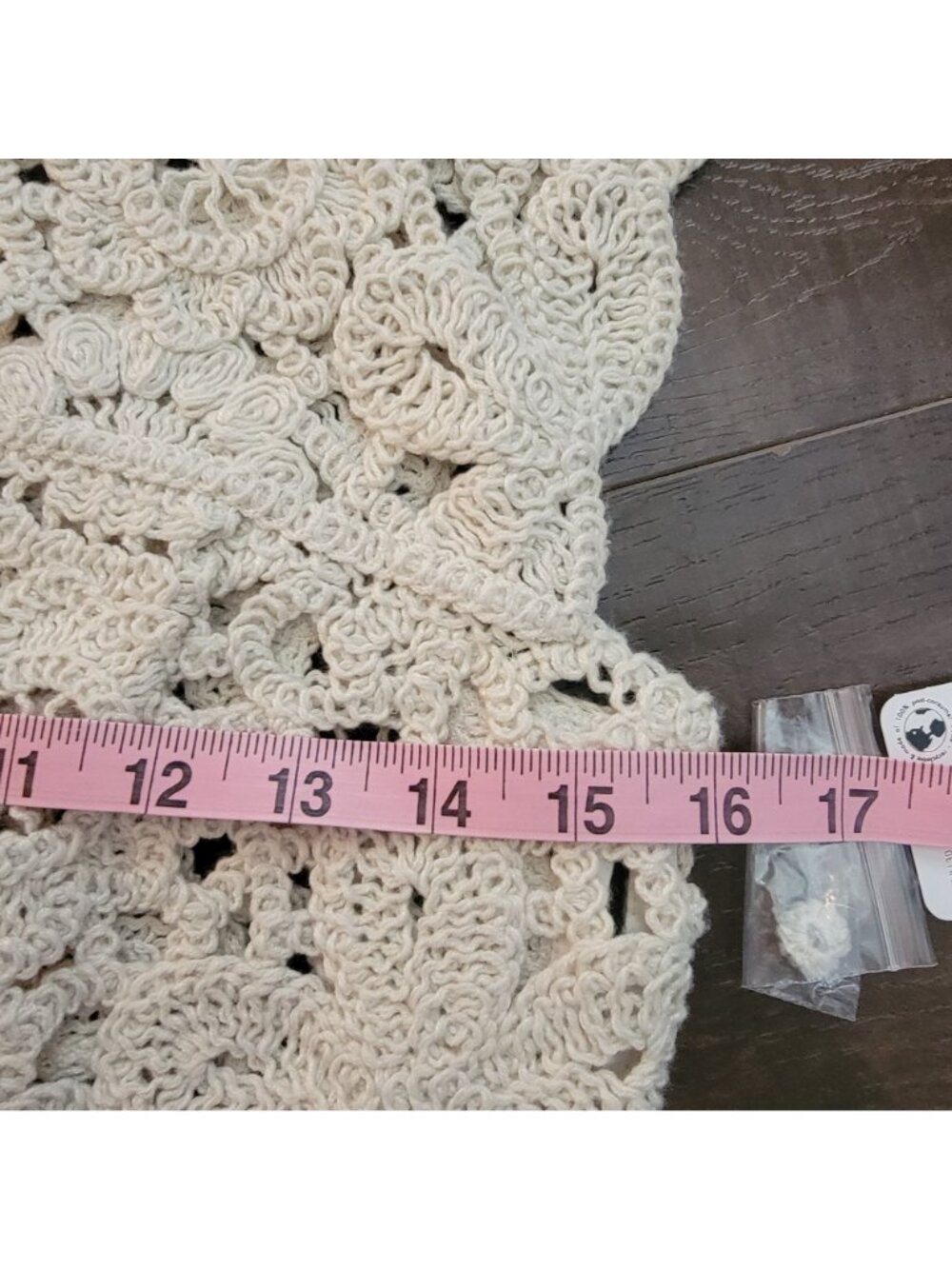 Free People Kinsley Crochet Mini Dress Boho Chic Hippie Retro Feminine Womens S - Picture 6 of 8
